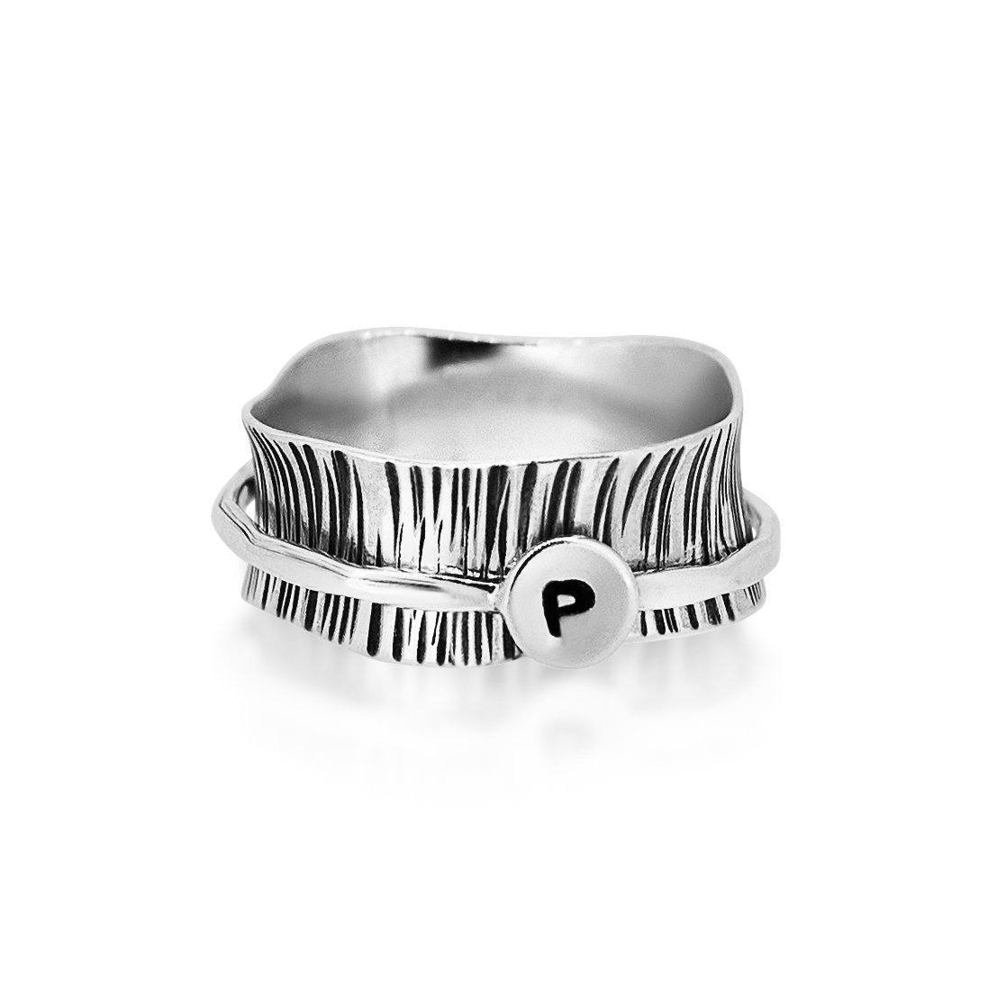 Silvertree Initial Ring