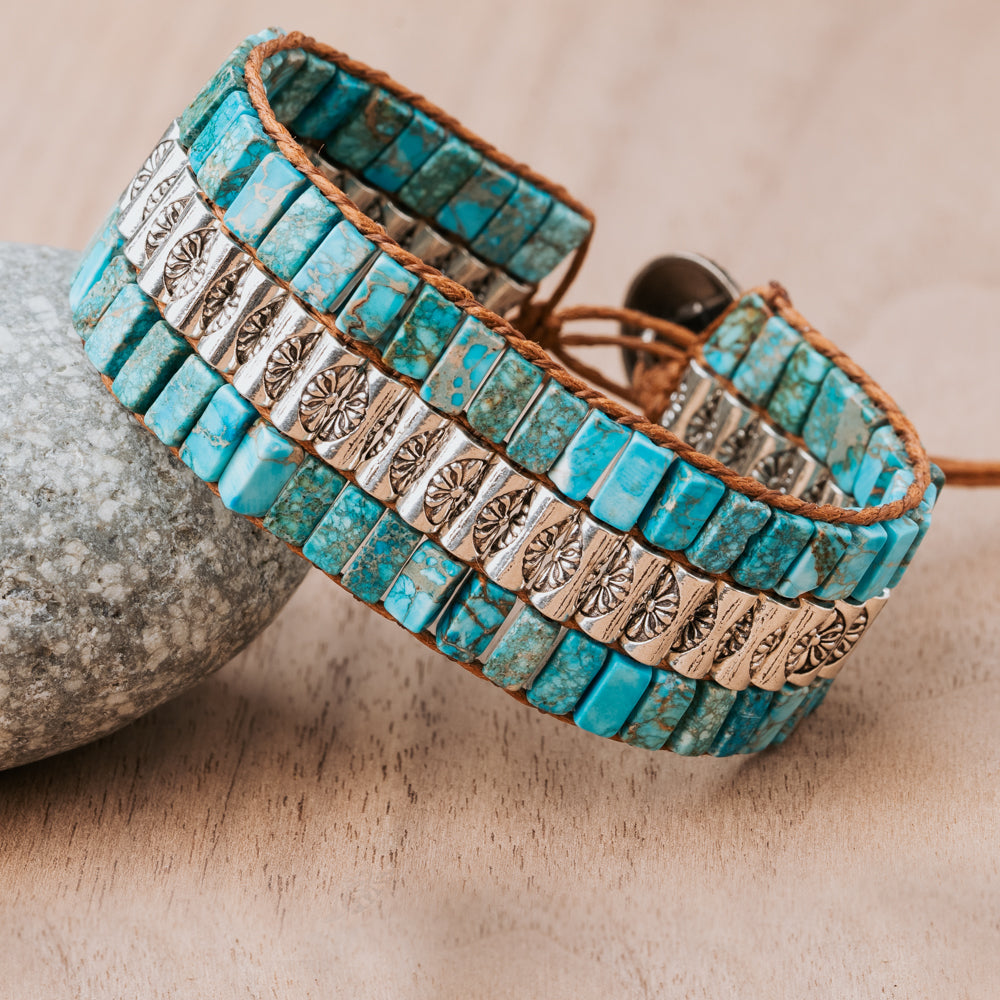 Tribal Turquoise Bracelet