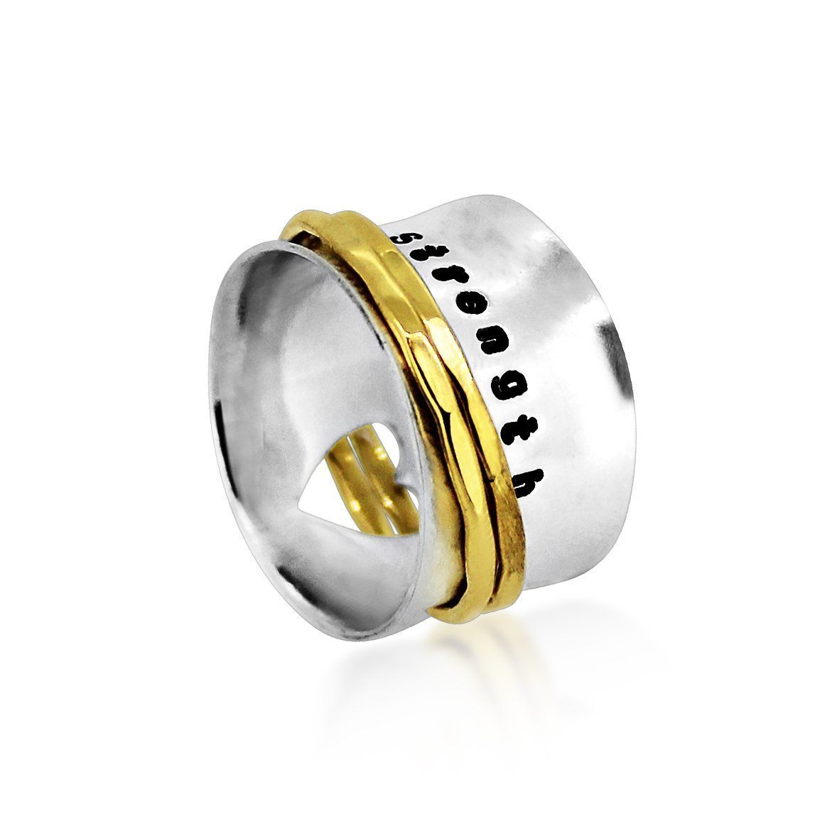 Open Heart Spinner Ring