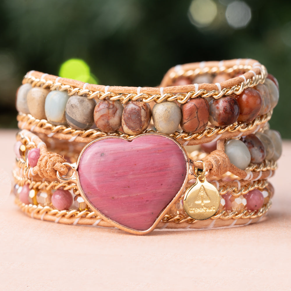 Sweet Valentine Triple Wrap Bracelet