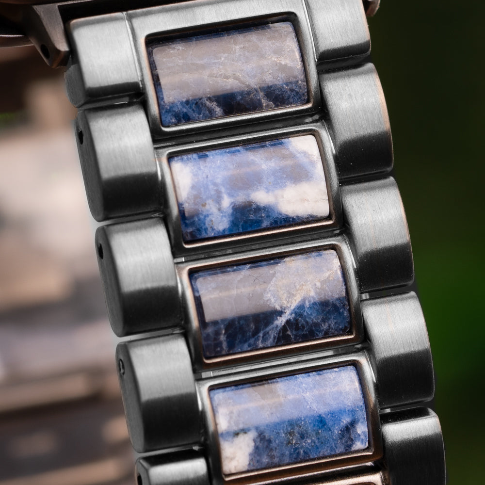 Apple Strap Marble Blue