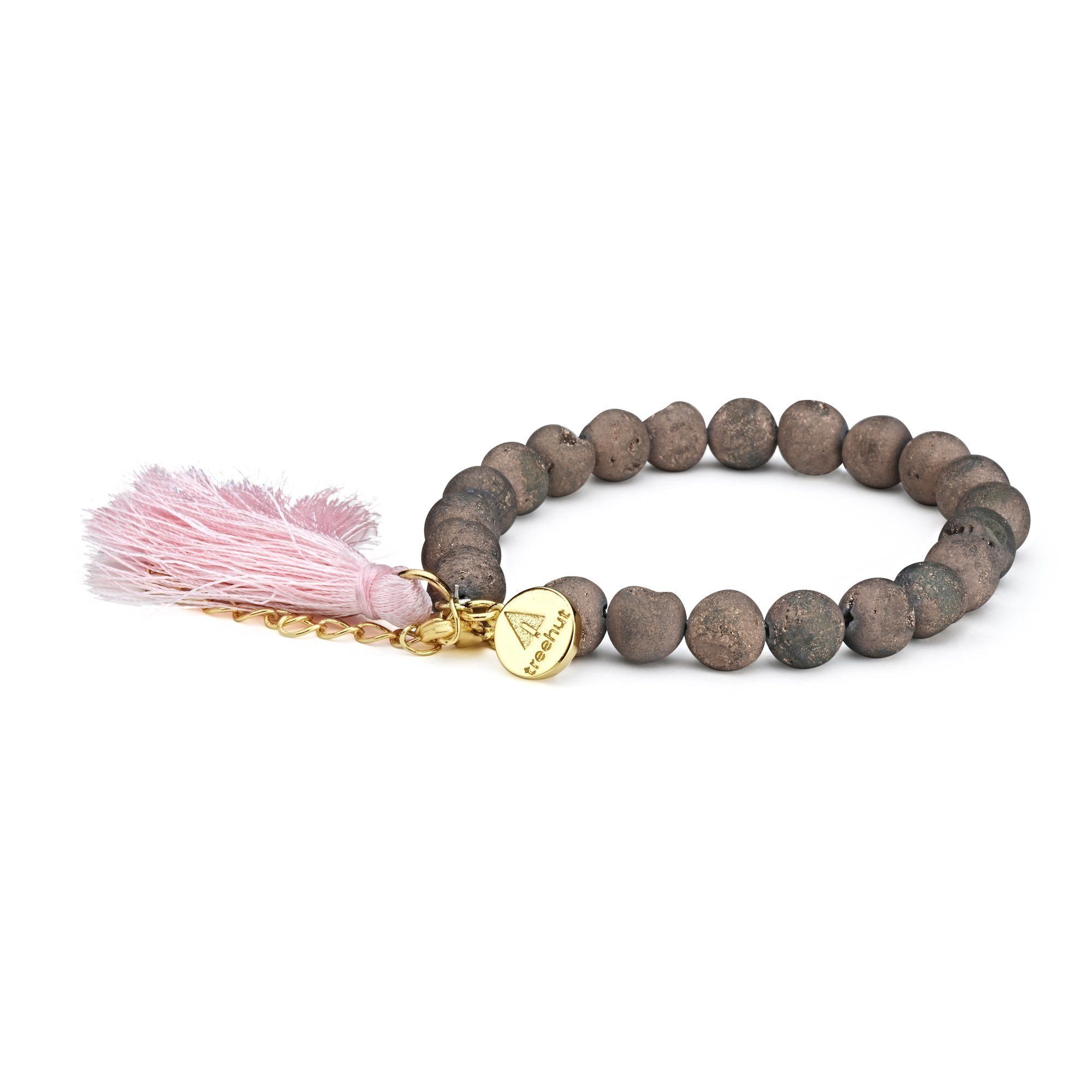 Mala Pink Tassel Bracelet