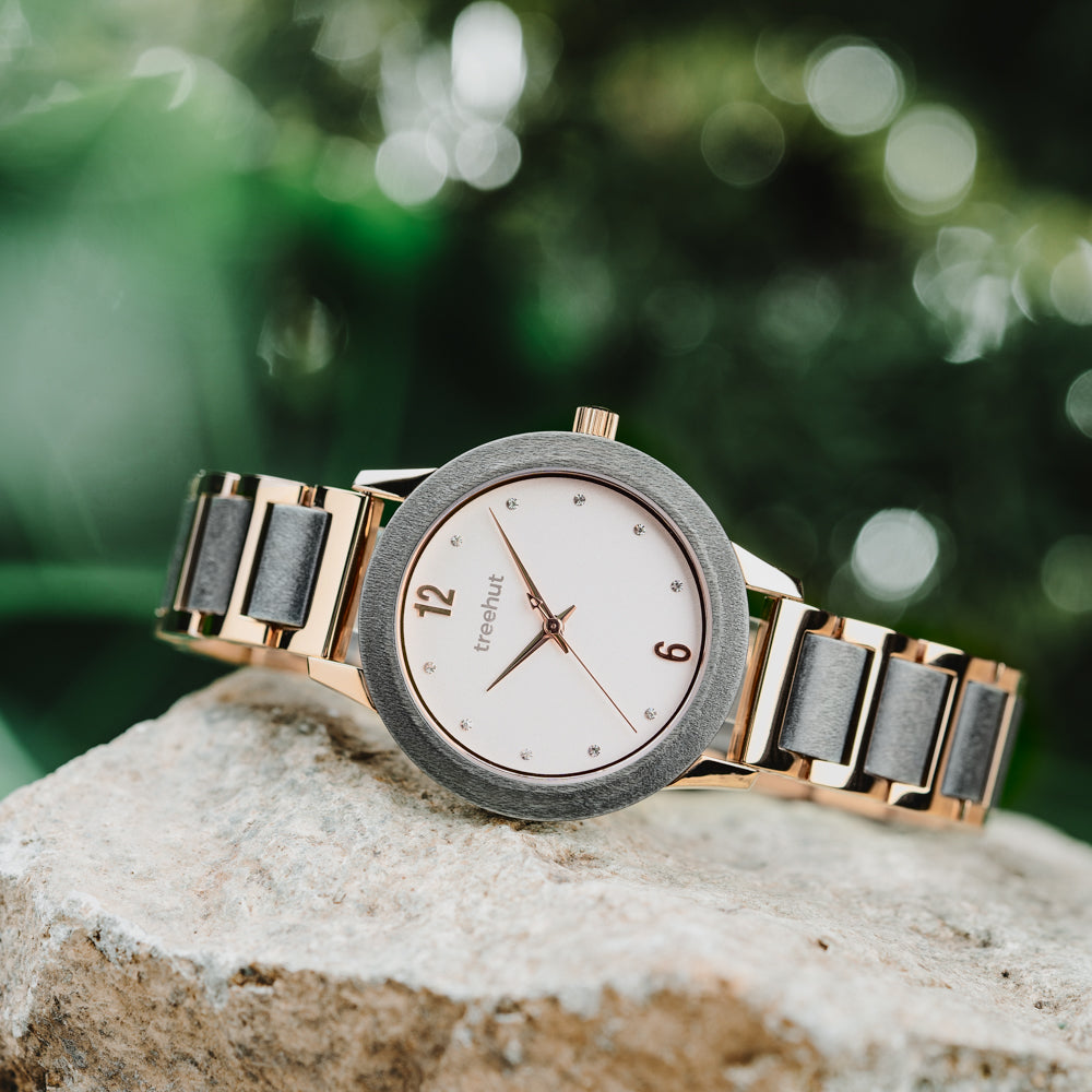 Constance Grey Maple Rose Gold