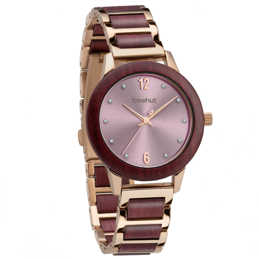 Constance Purple Heart Rose Gold