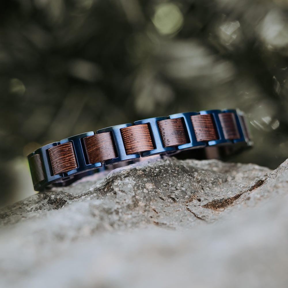 Climb African Wenge Ocean Bracelet