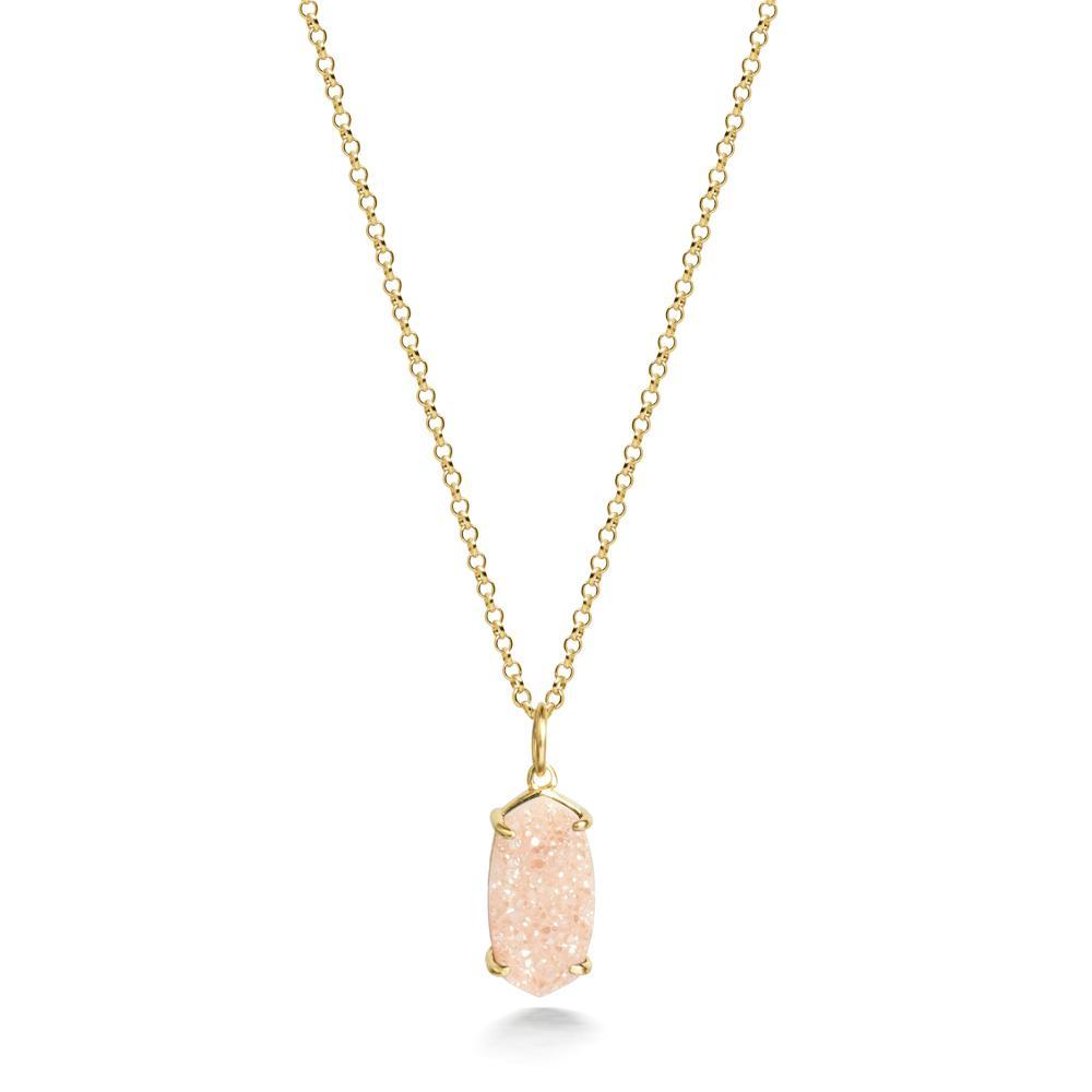 Arya Champagne Druzy Necklace