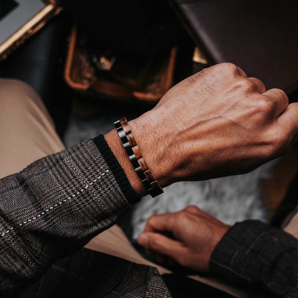 Polar Zebrawood Grey Bracelet