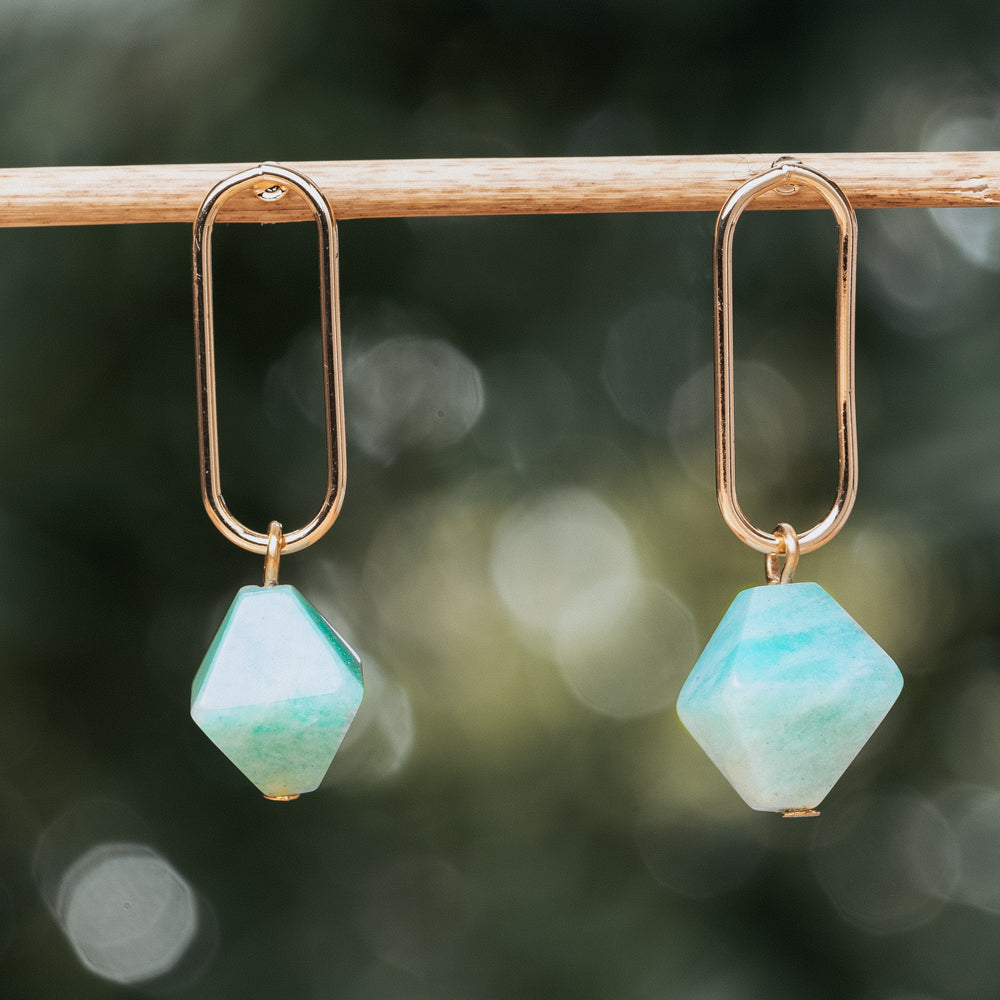 Ocean Fantasy Amazonite Earrings