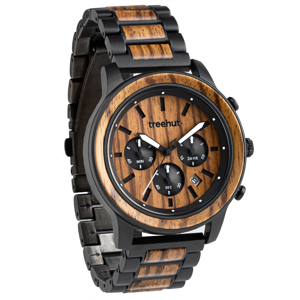 Huxley Zebrawood Black