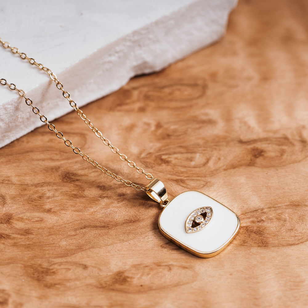 Good Vibes Evil-Eye Necklace