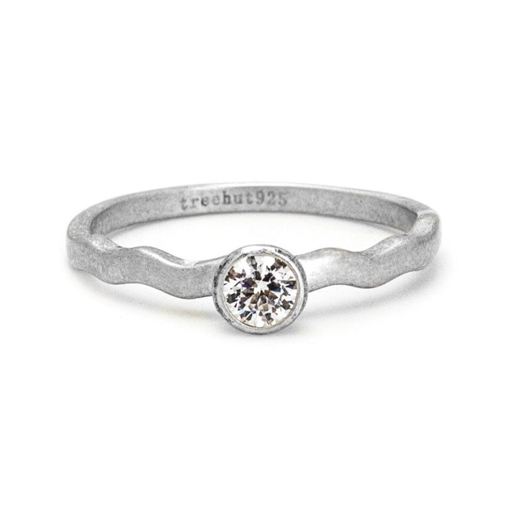 April Diamond Birthstone Ring