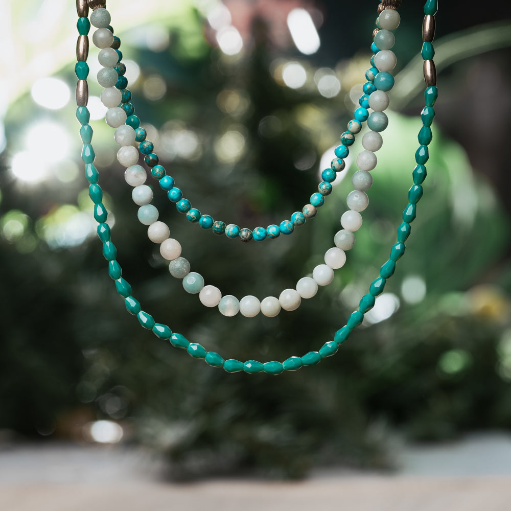 Blue Ocean Amazonite Necklace