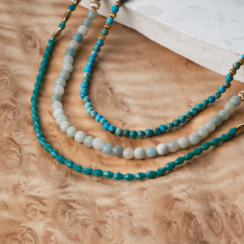 Blue Ocean Amazonite Necklace