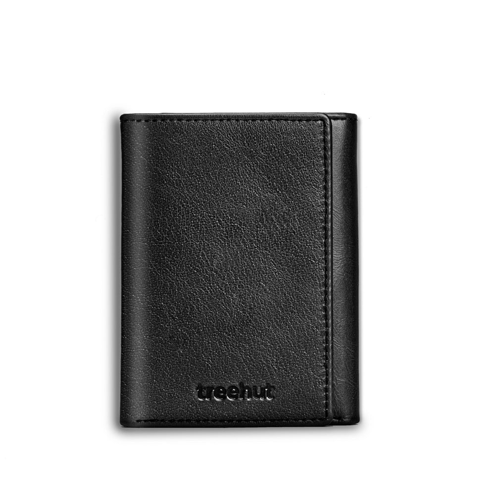 Black Tri-Fold ID Wallet