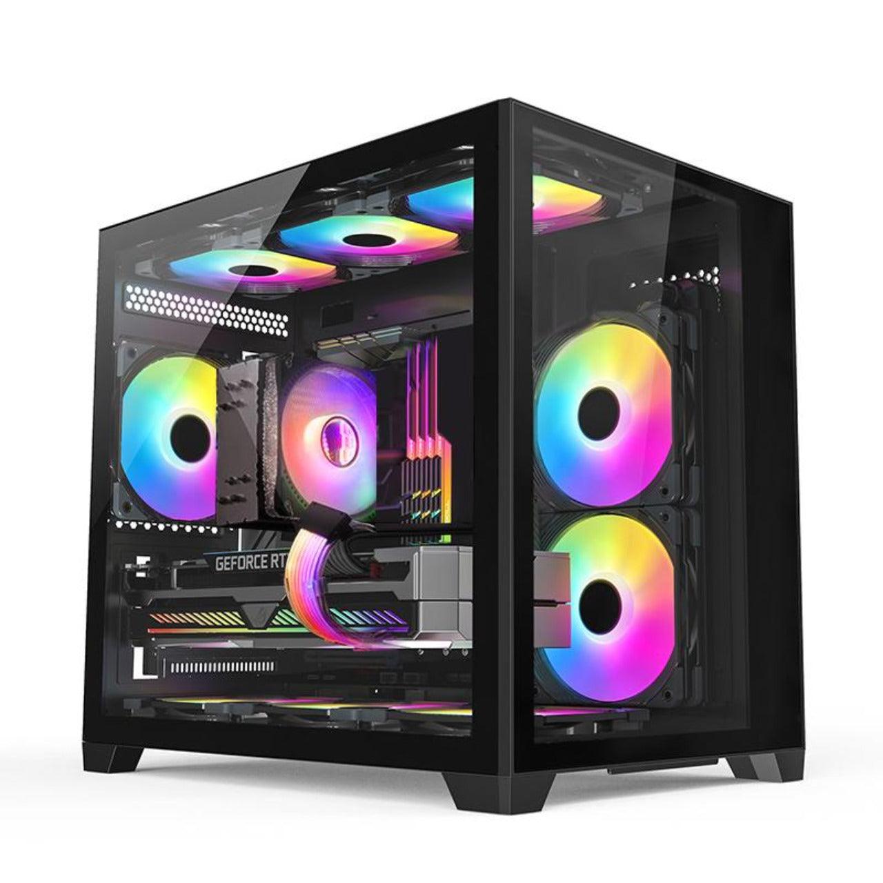 IPASON Intel Core i7 13th Gen and NVIDIA RTX 4070 Ti Gaming PC Desktop