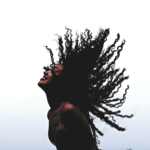 Woman with beautiful, luscious hair