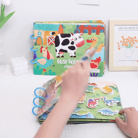 Sticker Busy Book for Toddlers