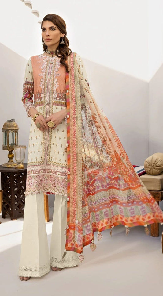 Luxury Ready to Wear Embroidered Lawn Collection by Anaya 06