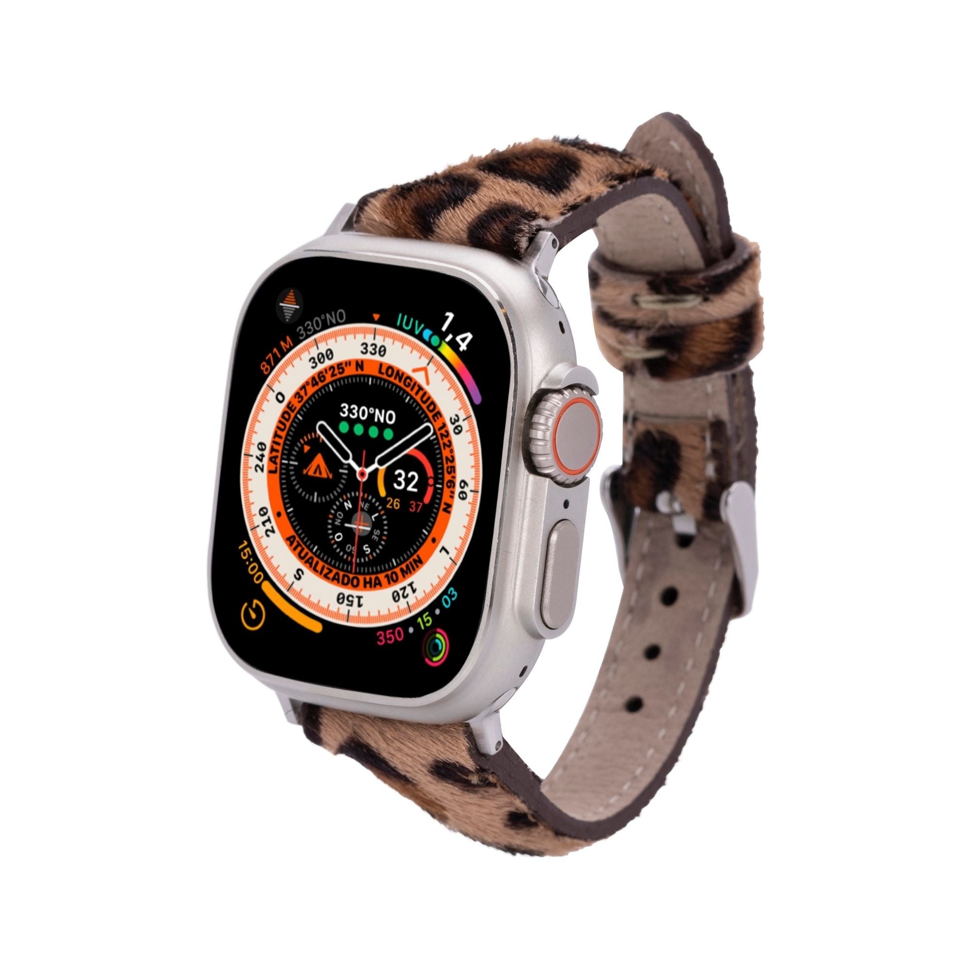 Classics Printed Leather Bands for Apple Watch Strap Ultra 2 49mm