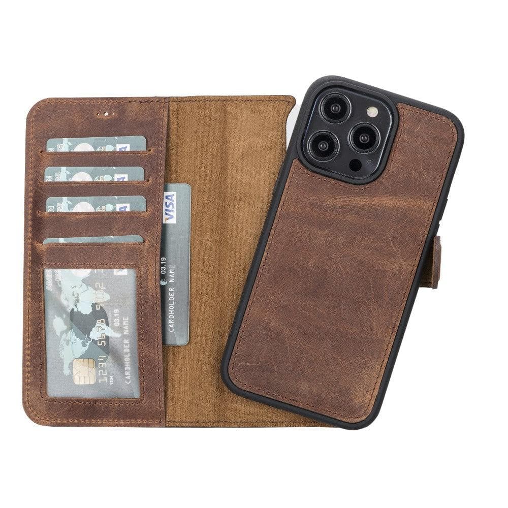 Pinedale Leather Snap-on Case for iPhone 15 with MagSafe