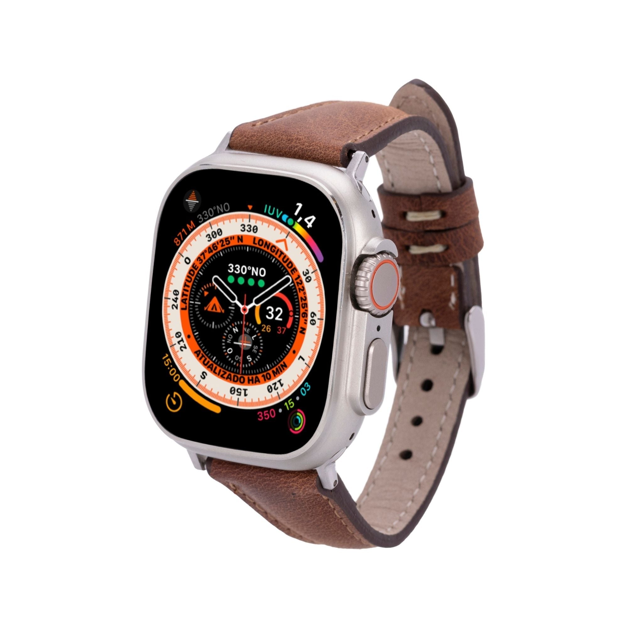 Slim Apple Watch Leather Band 41mm 38mm 42mm 45mm 49mm Slim -  Australia