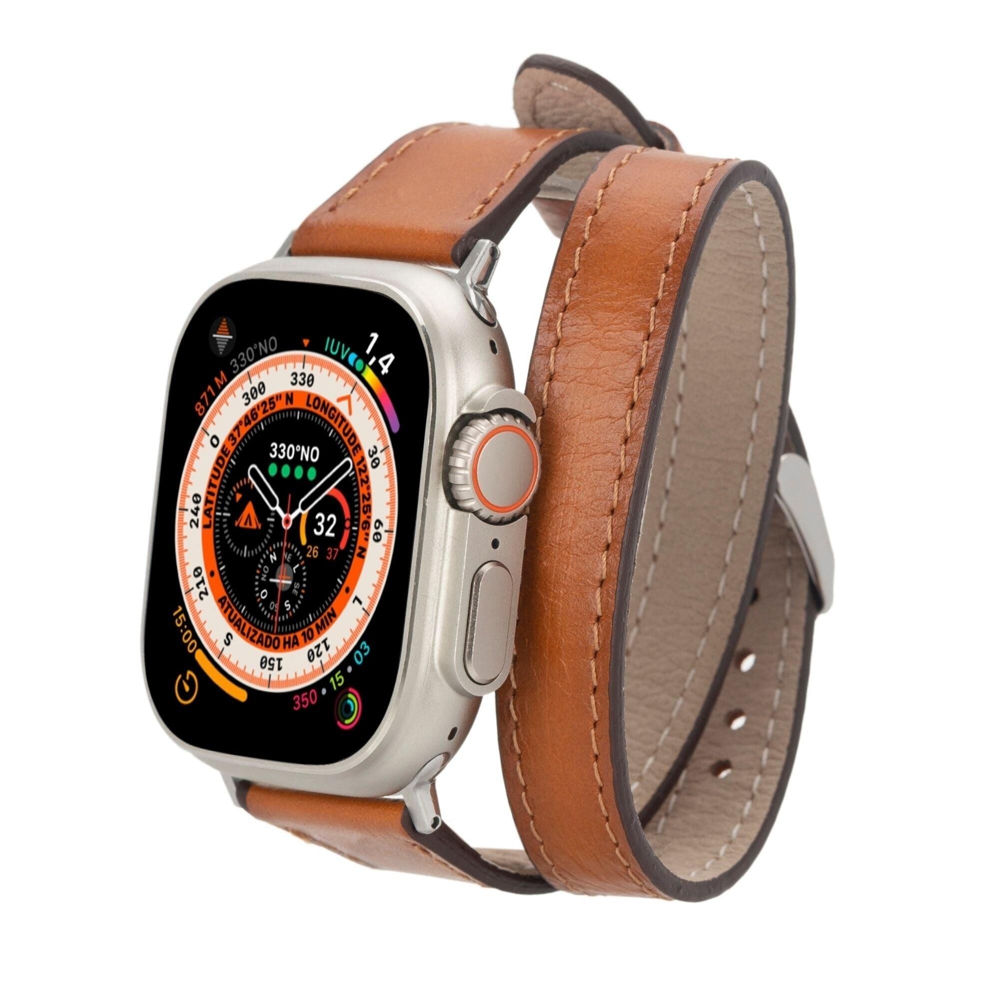 my 44mm series 4 with a custom louis vuitton band made from a handbag!!!  clean or too much??? : r/AppleWatch