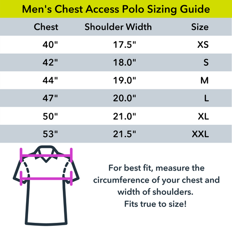 Port Access Clothing Sizing & Guidelines | Care+Wear