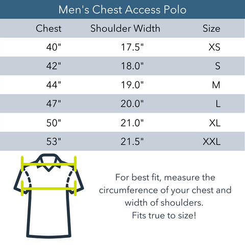 Port Access Clothing Sizing & Guidelines | Care+Wear