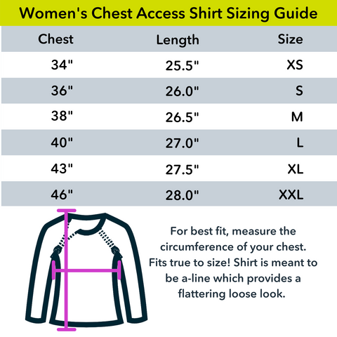 Port Access Clothing Sizing & Guidelines | Care+Wear