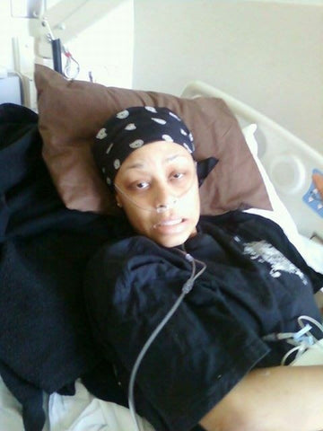 cancer survivor brandi during cancer treatment