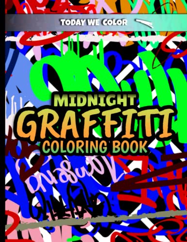Midnight Graffiti Coloring Book