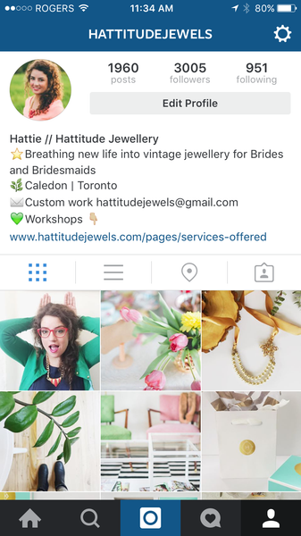 hattitude jewellery instagram feed 