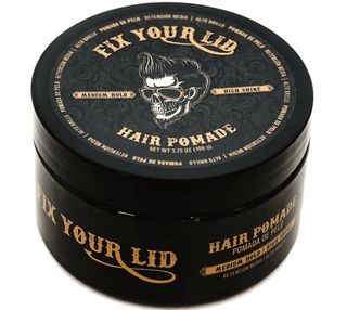 Fix Your Lid Extreme Hold Hair Pomade For Men - Hight Shine Water Based  Hair Gel 3.75 oz - Easy To Wash Out