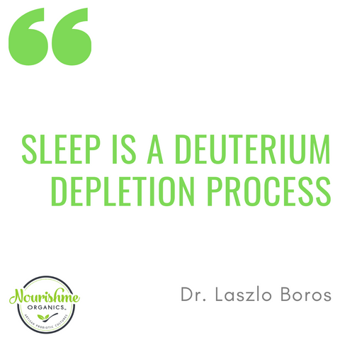 Sleep is a deuterium depletion process