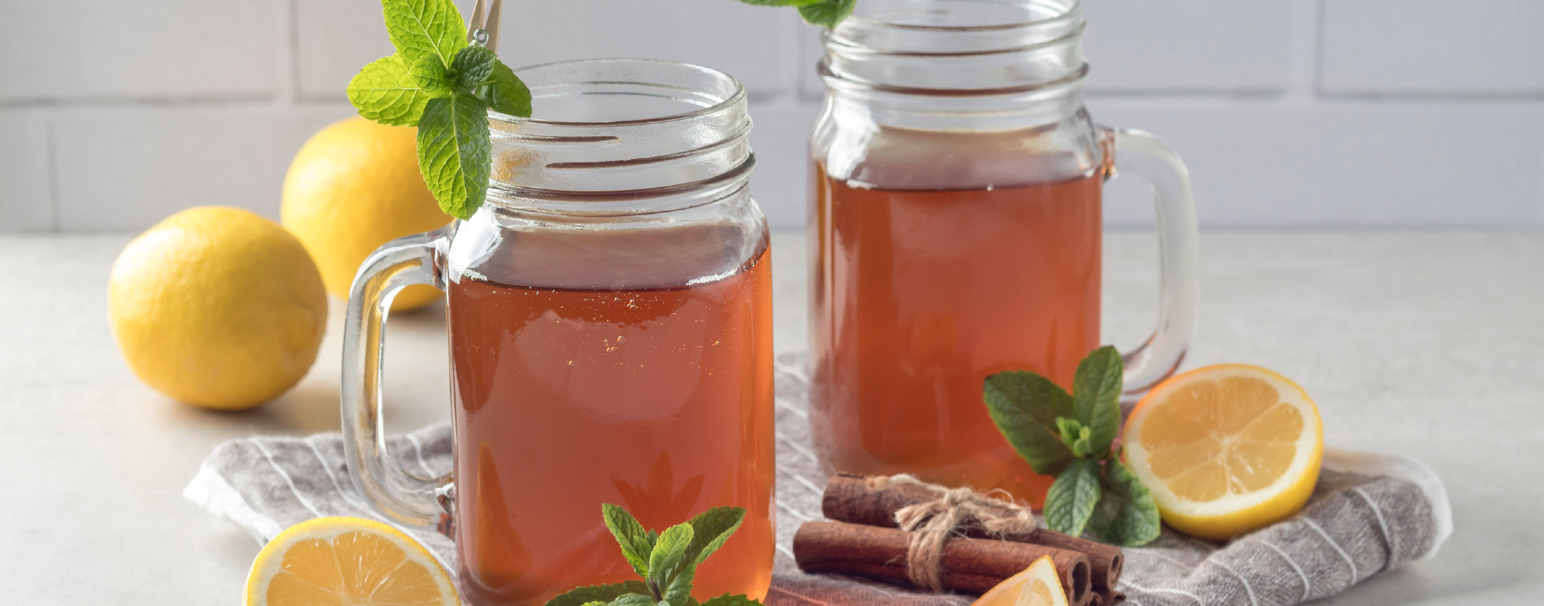 Lemon Tea with Kombucha