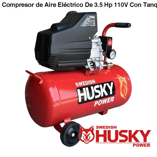 Mini Compresor de Aire Eléctrico Portátil 12V Y 200 Psi Husky TWISTER12