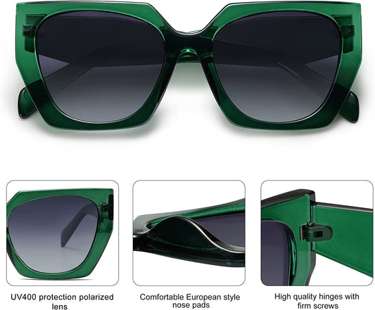 SOJOS Retro Oversized Cateye Sunglasses for Women Large Vintage Trendy  Shades SJ2074, Black/Grey - Yahoo Shopping