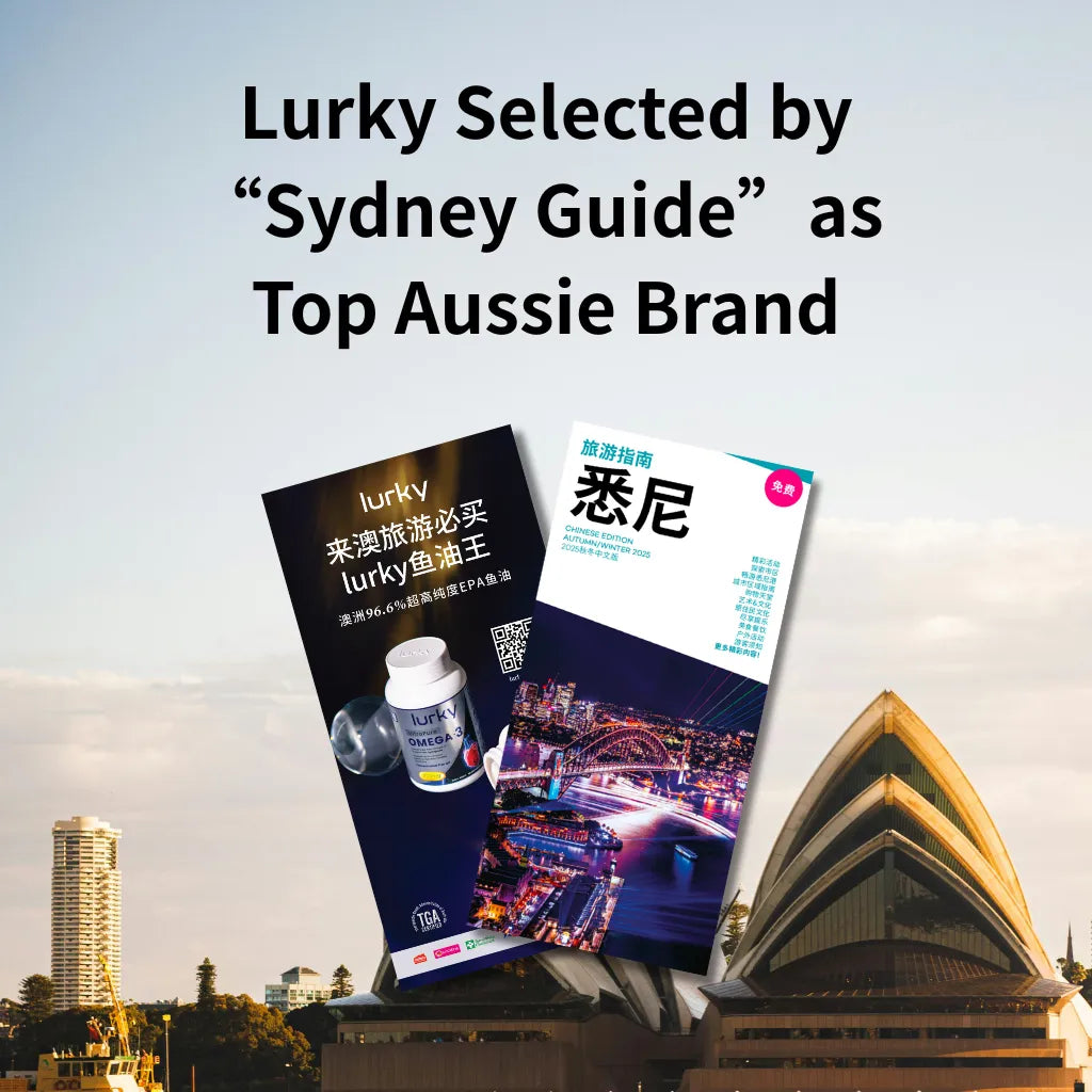 Image of Lurky Selected by Sydney Guide to Represent Australian Supplement Excellence
