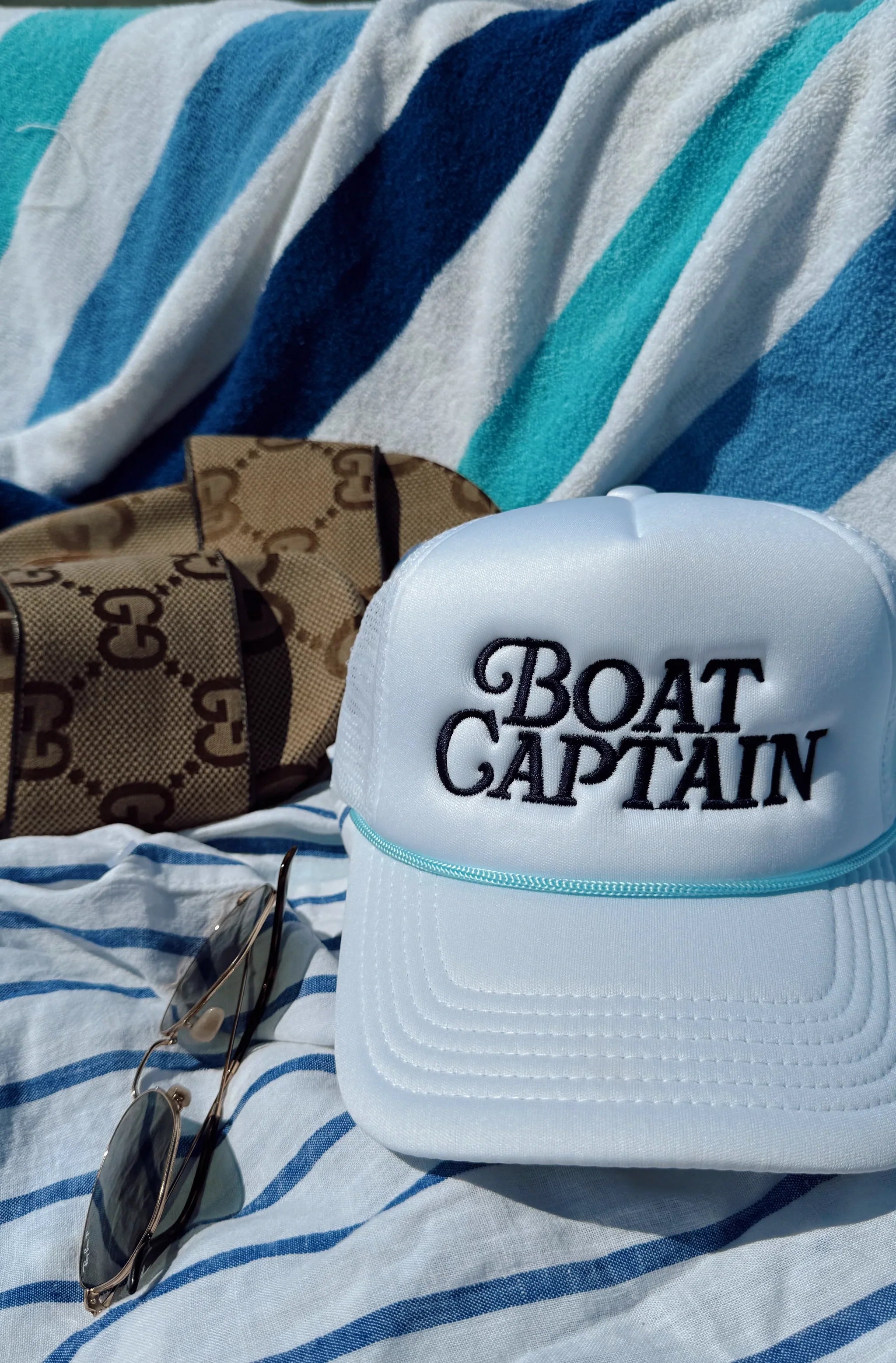 Boat Captain Vintage Trucker Hat