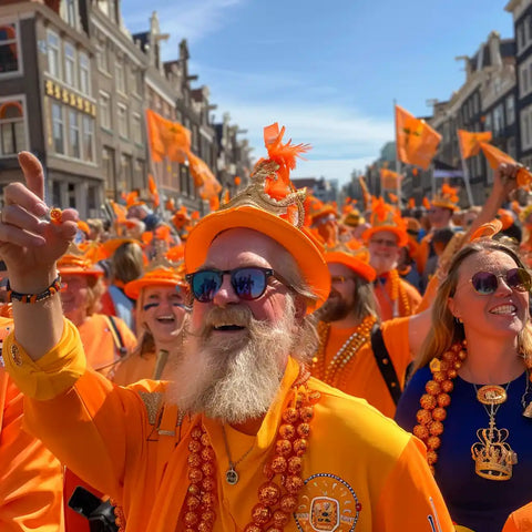 Koningsdagviering in Nederland