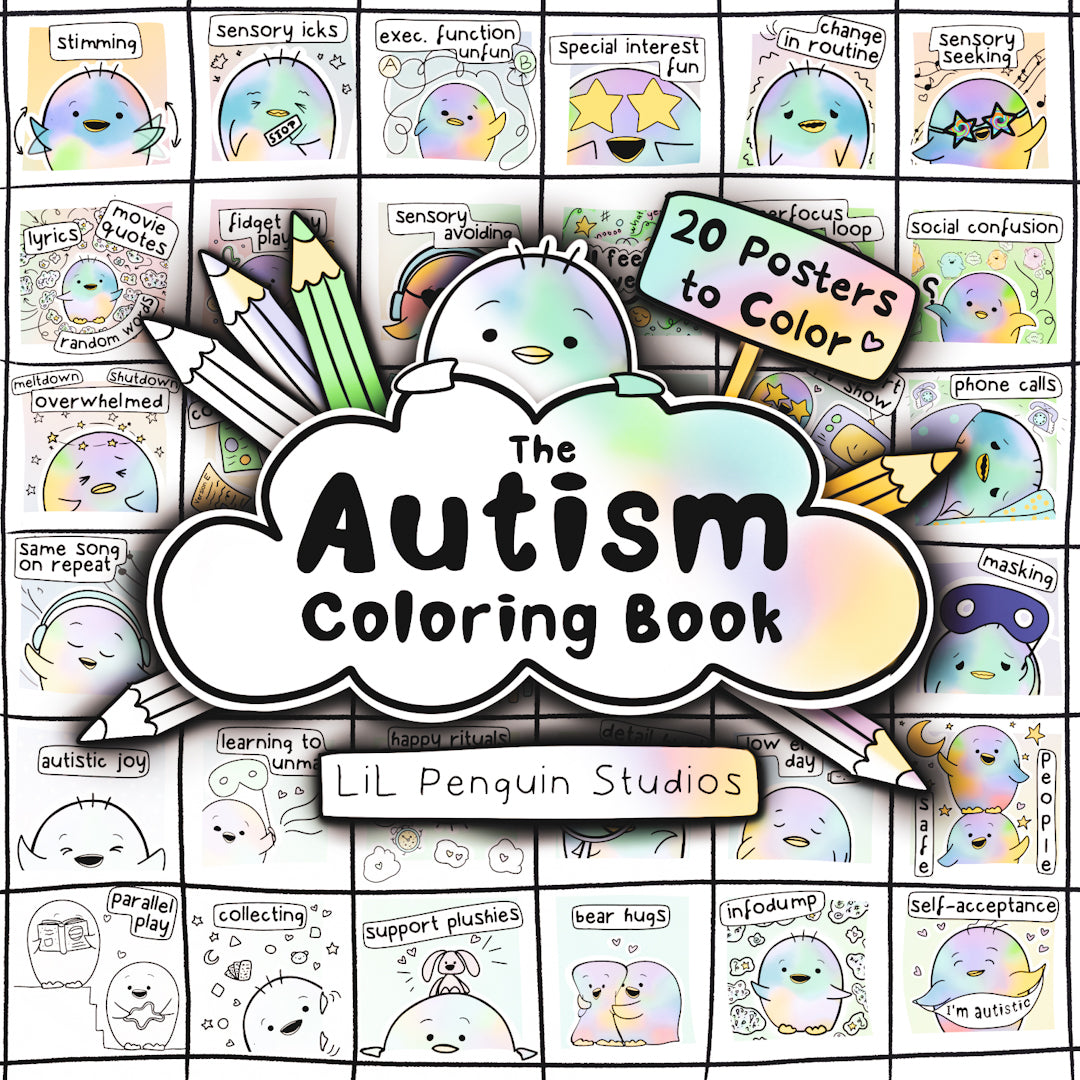 The Autism Coloring Poster Book (Digital) - Personal Use