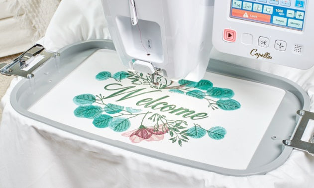 Baby Lock Capella Single-Needle Embroidery Machine Single-Needle Embroidery Field