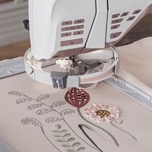Ribbon Embroidery Attachment Capability