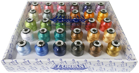 Floriani Summer, Spring or Fall 30 Spool Thread Set, Floriani Fall Thread Set F30TS3