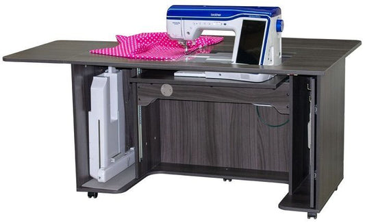 Model 8080 - Quilting cabinet with expandable work surface Sewing