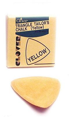 Triangle Tailor's Chalk (Yellow) – Clover Needlecraft, Inc.