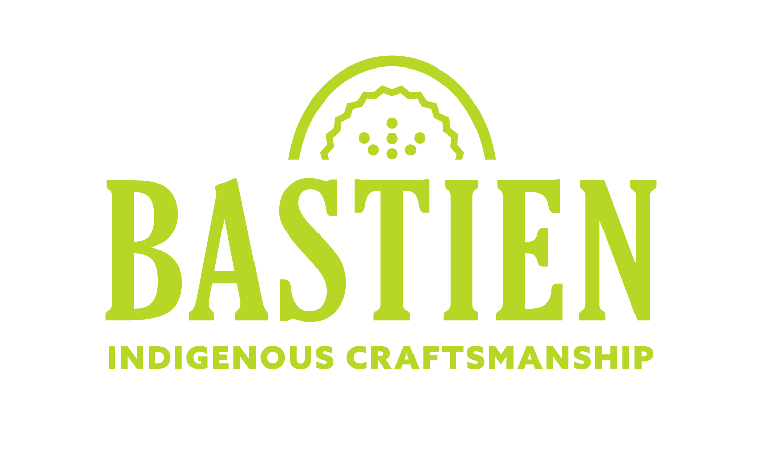 Logo Bastien en vert.