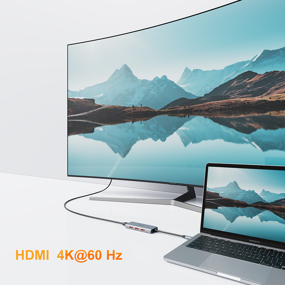 Mokin 7 IN 1  USB C to HDMI Adapter with 4K@60hz