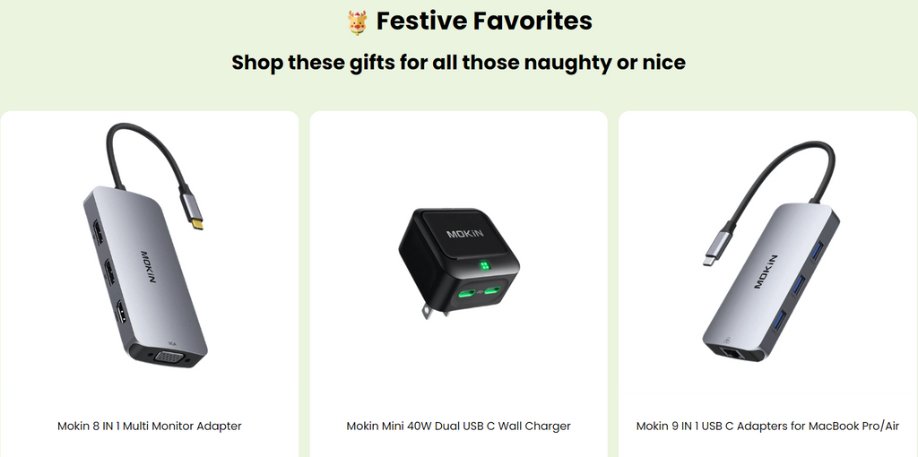 Festive Favorites Shop these gifts for all those naughty or nice