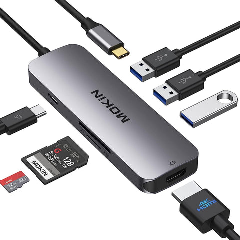 MOKiN 7-in-1 USB C Hub for MacBook Pro/Air